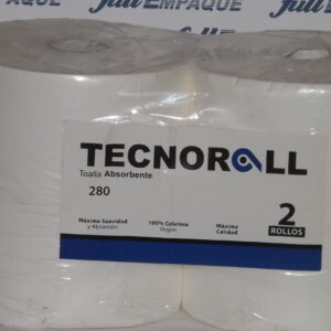 Toalla papel 2 rollos 280 mts. H/S